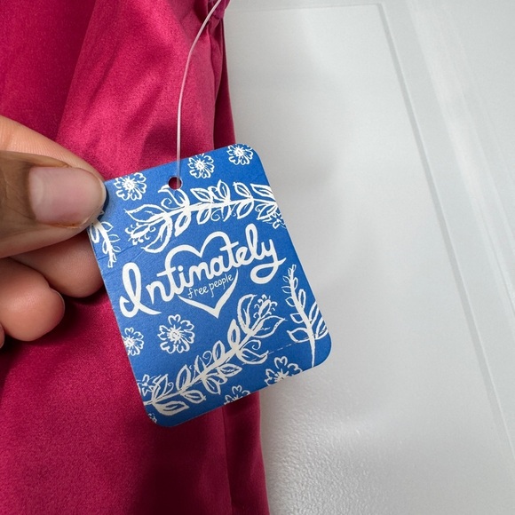 *New With Tag* Free People Raspberry Fuchsia Thong Bodysuit, Sz XS (Orig. $58) - Picture 4 of 7